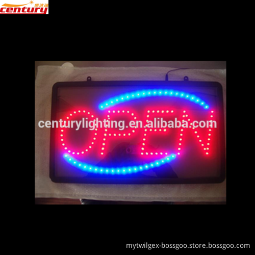 wholesale china factory price OPEN animated led sign